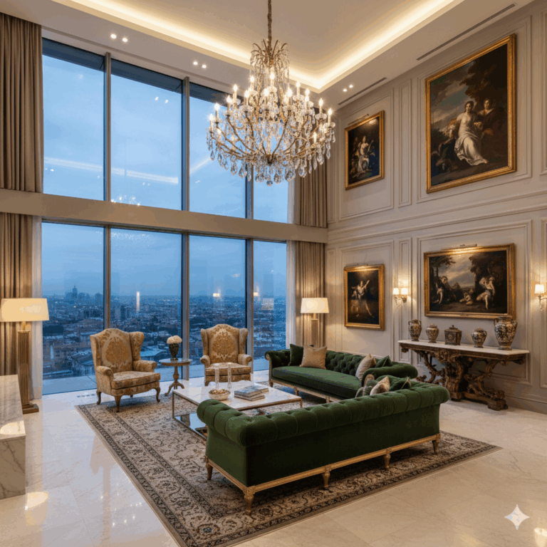 From Palais to Penthouse: Translating Heritage for Skyline Residences with Italian Interior Design